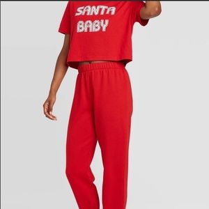 Santa Baby PJs Christmas Pajamas
